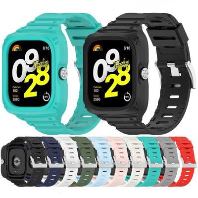 Для Redmi Watch 4 ремешка для часов Цельный наручный силиконовый цветной ремешок для часов
