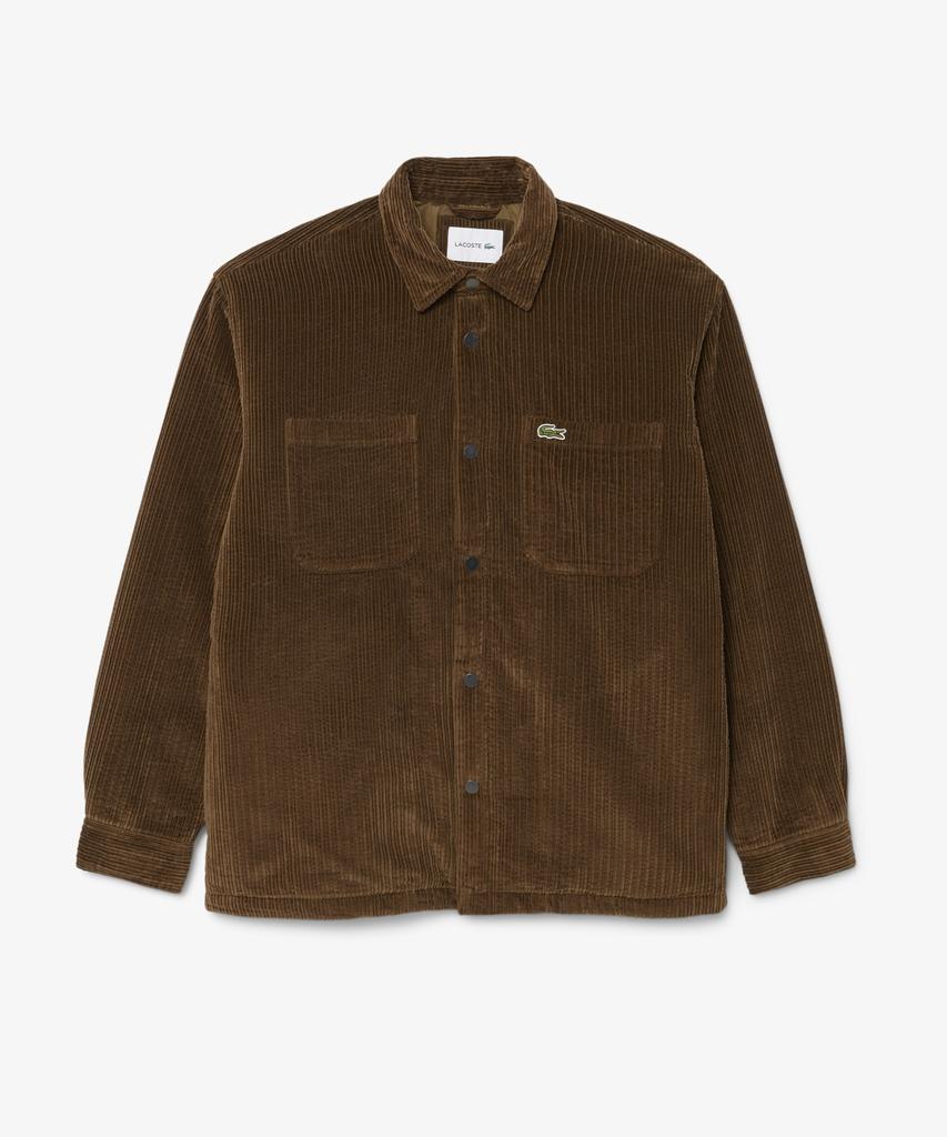 LACOSTE Men'S Corduroy Padded Shacket Ch3796-56N Dpd