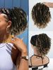 Синтетические короткие парики 6 дюймов афро пуховые кудрявые вьющиеся завязки на заколках для волос конский хвост накладные волосы натуральный шиньон конский хвост для женщин повседневная одежда