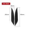 Для Toyota Land Cruiser Prado FJ150 FJ 150 2014-2017 Наклейка из углеродного волокна Передняя фара Ламповая накладка Аксессуары для отделки