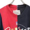 RESCARP 23ss Remake Short sleeve T-shirt Red x Navy x Gray Men's Used