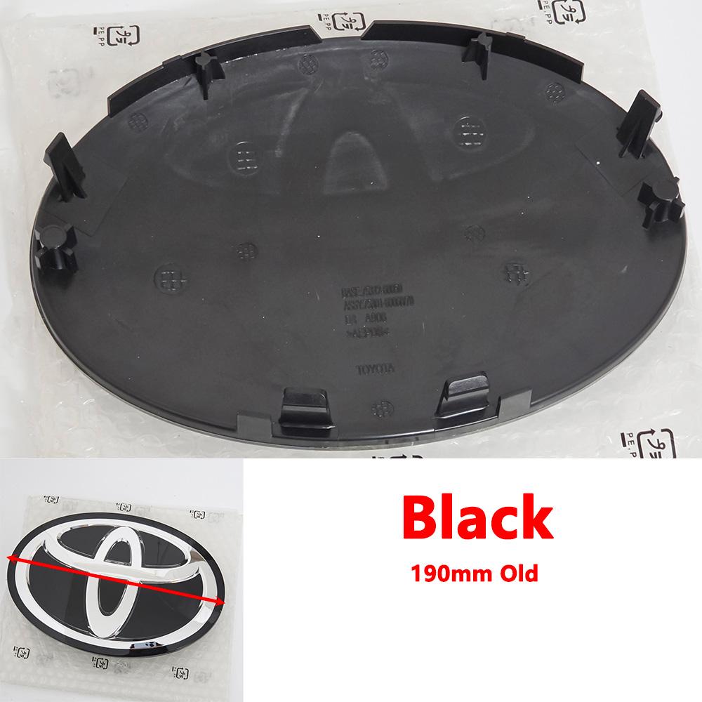 VJN4  For Toyota RAV4 Corolla Camry Land Cruiser Sienna C-HR AVALON Front Grille Hood Badge Replacement Dark Blue Hybrid Logo