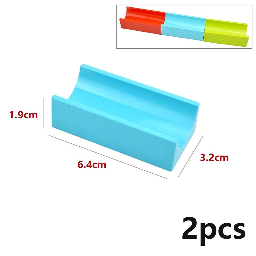 Большой размер слайд гоночный трек мяч кирпич крупный строительный блок воронка слайд лабиринт аксессуары детские игрушки совместимые Duploes