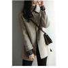 Шерстяное пальто Женское пальто Ветровки Пальто Свободное модное офисное женское однобортное с карманами Теплое осенне-зимнее пальто