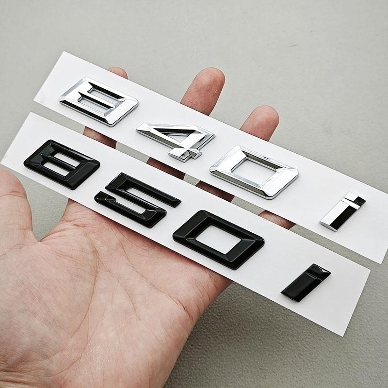NEW 3D ABS Car Letters Logo 840i 850i Sticekr Rear Trunk Badge Emblem Decals For BMW 8 Series 840i 850i G14 G15 G16 Tail Marking