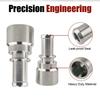 Coolant Connector 800-409HP Made of Aluminum Alloy for HVAC Heater Core Hose Applications High Pressure Resistant