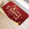 С Рождеством и Новым годом украшение дома коврик для входной двери ванная комната кухня нескользящий напольный коврик гостиная прихожая ковер