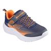 Skechers Детские мальчишеские кроссовки Microspec Advance Sports Удобные Нескользящие Дышащие Низкие Повседневные Кроссовки Детские Синие Оранжевые 403926L-NVOR
