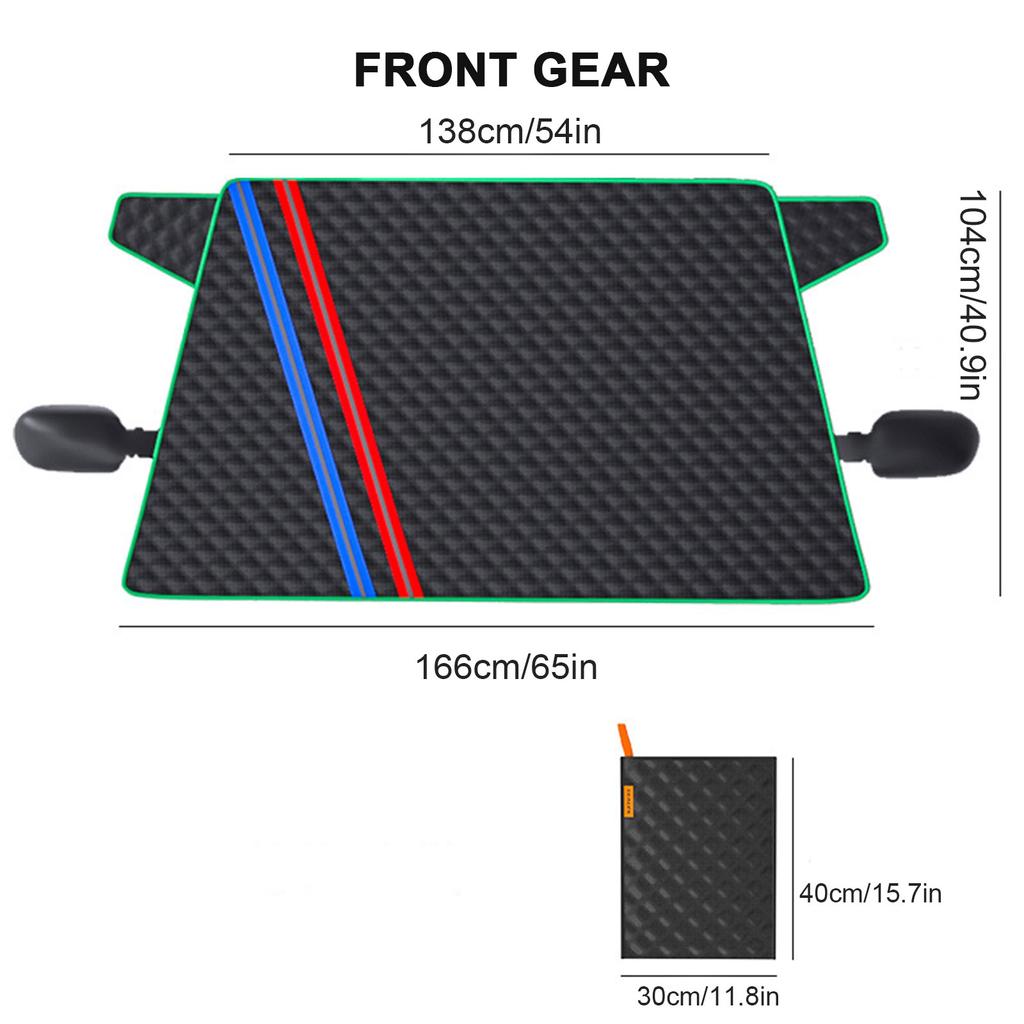 Автомобильный щиток от снега, защита от замерзания, защита от замерзания, лобовое стекло, солнцезащитный козырек, утолщенный щиток от снега, автомобильное пальто 1 шт.