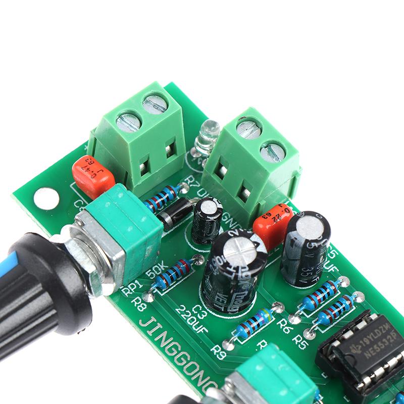 Плата фильтра нижних частот с одним питанием, плата предусилителя сабвуфера, 2,1 канала, постоянный ток 10-30 В