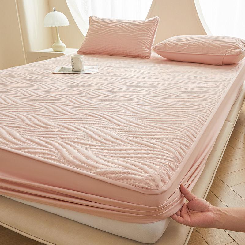 Наматрасник - Роскошный Хлопковый Защитник Матраса - Мягкий, Удобный и Дышащий Наматрасник - Матрас От Пыли, Грязи, Пролитых Жидкостей и Пятен