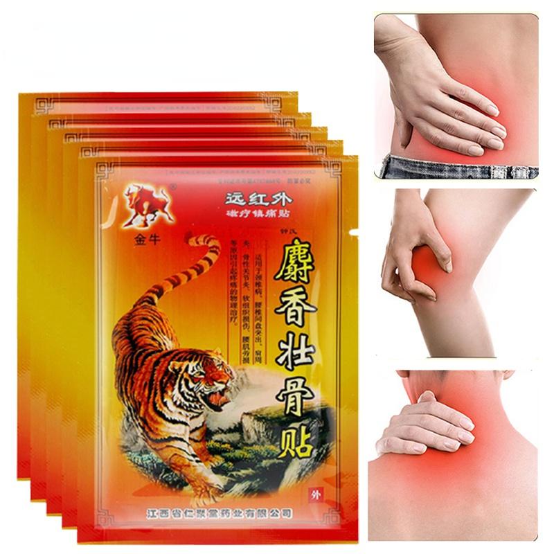 1/8/24/40/80 шт. Пластырь Tiger Pain Relief для снятия боли в плечах, шее, спине, коленях, суставах, мышцах, здравоохранение