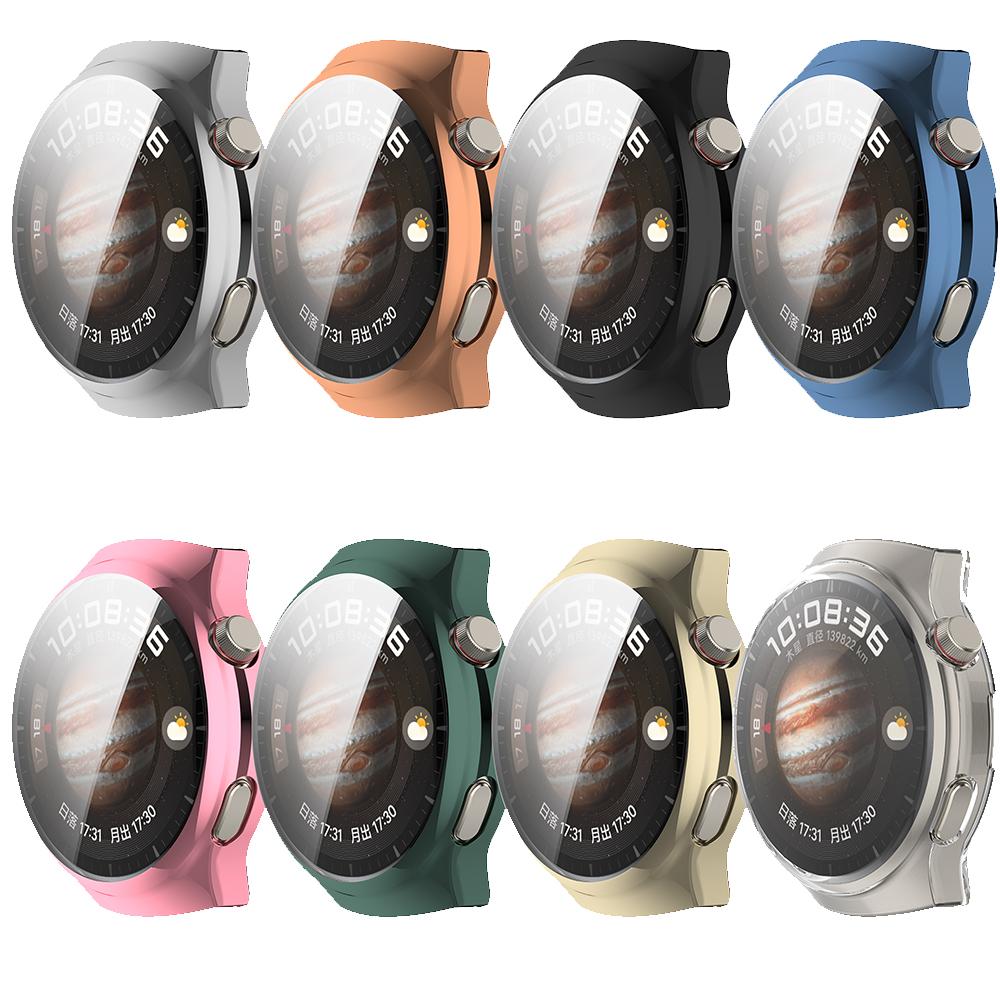 Защитный чехол для Huawei Watch 4 Pro, защитная пленка для экрана Huawei Watch 4, полный набор аксессуаров для смарт-часов, мягкий защитный чехол из ТПУ.