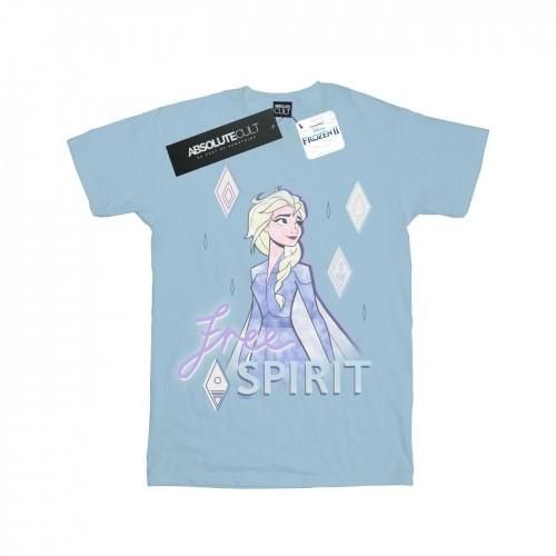 Disney Girls Frozen 2 Elsa Free Spirit Cotton T-Shirt