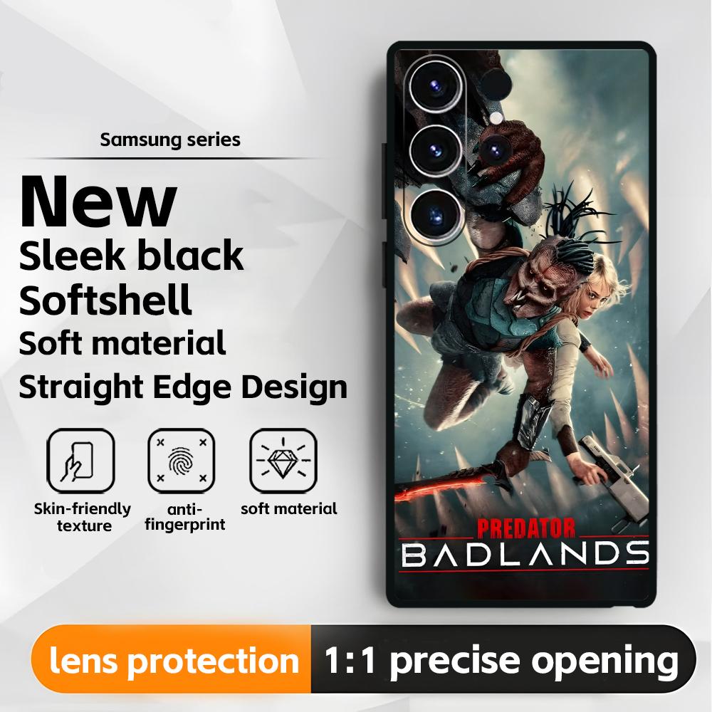 Predator Badlands Phone Case For Samsung Galaxy S25 S24 S23 S22 S21 S20 Plus Ultra Note20 Soft Black