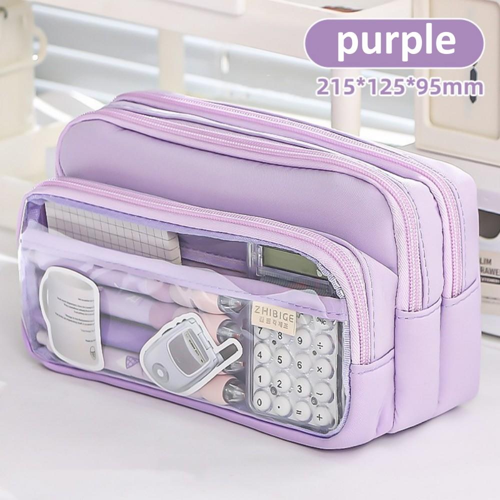 Большая вместимость 5 слоев пеналов Kawaii Pencil Pouch Симпатичный держатель для ручек Box для студентов Back To School Канцелярские принадлежности