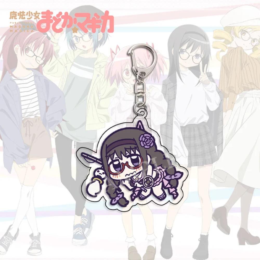 Кавайи Аниме Puella Magi Madoka Magica Косплей Брелок Канамэ Мадока Милая Фигурка Подвеска Брелок Сумка Брелок Фан Коллекция Подарок