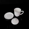 Zhongjingtang Bone China Lidded Tea Cup with Saucer