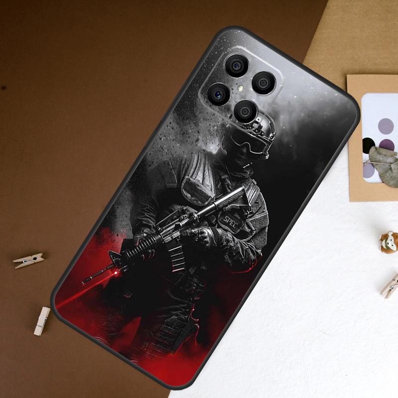 Тактический Чехол для Телефона с Рисунком Swat Gear Для Honor 90 Lite 50 70 Magic 5 6 Pro 8X X6 X7 X8 X9 X8a X7a X6a X9b X9a