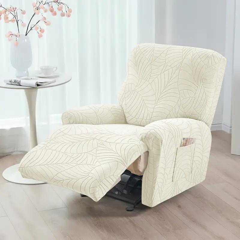 Split Recliner Sofa Covers Elastic Stretch Relax Armchair Cover Non-Slip Reclining Single Sofa Slipcovers Living Room