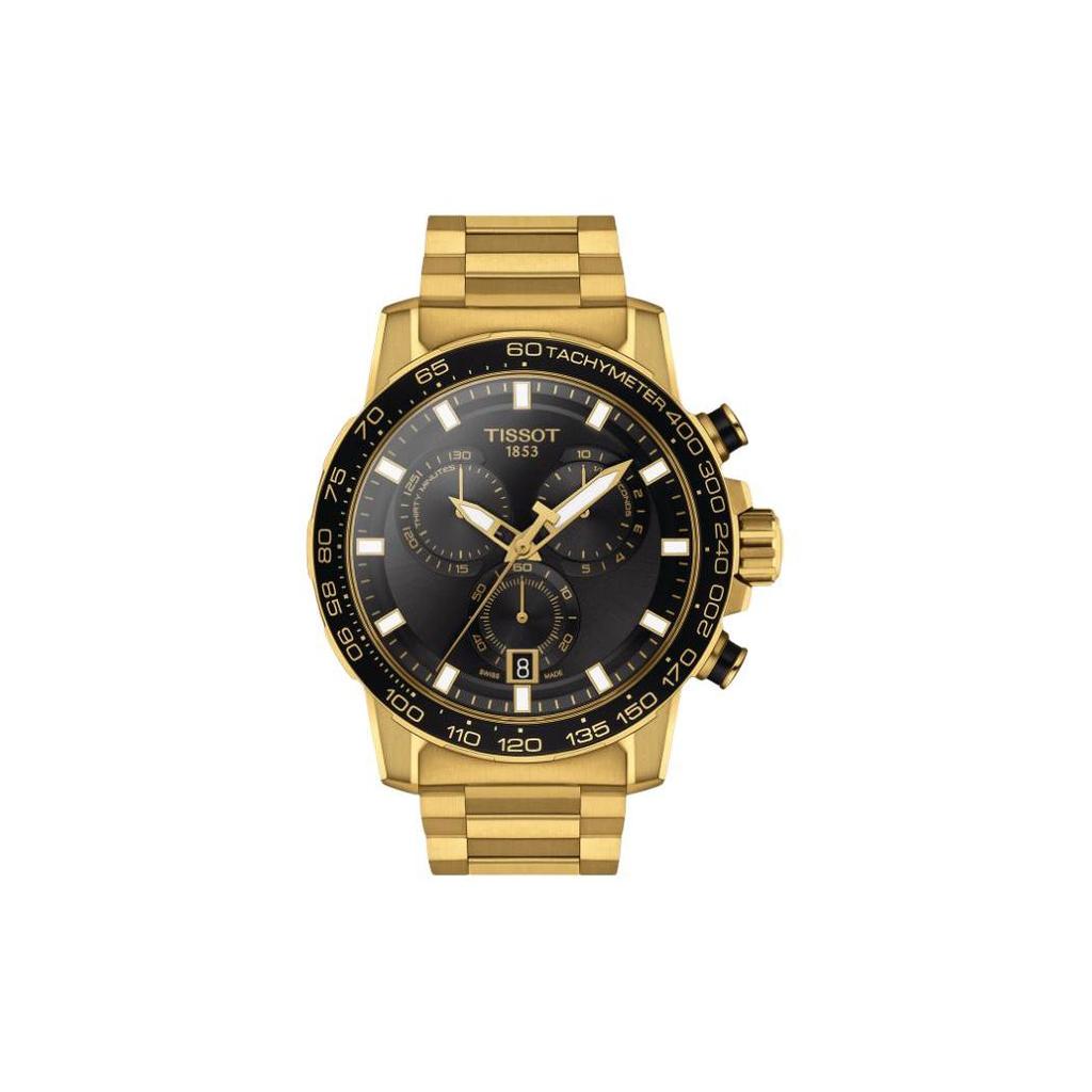 Tissot Коллекция Daring Кварцевый механизм Водонепроницаемость 100 м Унисекс Часы 45,5 мм Черный циферблат T125.617.33.051.01
