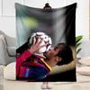 Neymar's Iconic Haircut Blanket Durable Comfort Perfect for Couch Picnics Sofa Four Seasons Multipurpose Playful Design
