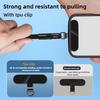 Универсальный регулируемый шнурок для телефона самоблокирующийся противоскользящий браслет прочный полиэстеровый шнур страховочный трос для безопасности смартфона