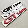 OQUP8 3D Metal Chrome Logo GT Line Emblem Badge For Peugeot 2008 301 307 308 408 3008 508 208 Car Rear Trunk Fender Styling Decoration