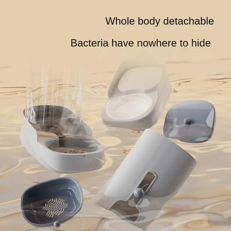 Новый дизайн, автоматическая кормушка для домашних животных и диспенсер для воды, миска большой емкости для собак и кошек, товары для животных