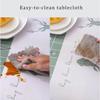 1pcs PVC Printed Table Cloth Waterproof Kitchen Oil-Proof Table Mat Oil-proof Anti-scalding Coffee Table Party Rectangular Table Cover