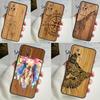 Natural Bamboo Wood Pattern Print Funda For POCO M6 Pro X3 X4 X5 X6 M5s F3 F5 Xiaomi 13T Pro 12T 11T 12 13 Lite 14 Ultra Case