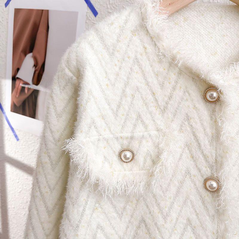 Мягкий и удобный трикотаж, женский свободный крой, кардиган, свитер, женская осенне-зимняя куртка