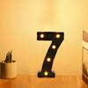 Bright Number Sign Light, Decorative LED Marquee Display for Parties and Special Occasions