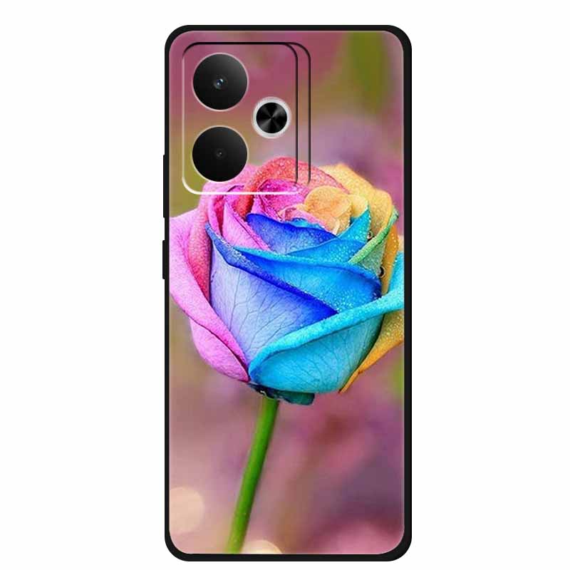 Чехол для телефона Realme GT7 GT 7T 7 T Сумка Черный Силиконовый Мягкий Задний Чехол Для Realme 14 4G 15 Pro Чехлы Coque Защитный Корпус
