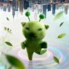 Зеленый Инопланетный Кот Специальный Эффект Плюшевая Игрушка Подвижная Деформируемая Набитое Животное Креативная Уродливая Милая Плюшевая Брелок Для Подарков Мягкая Пушистая Обнимательная