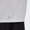 Adidas T Shirts Men's White Crew Neck Moderate Straight Fit HC9826