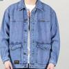 Men's Wear-Resistant Denim Work Jacket for Spring and Autumn