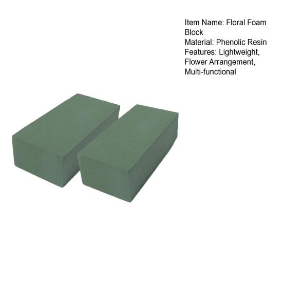 2/6 шт. Цветочные пенопластовые блоки для живых и искусственных цветов, 9" x 4" зеленая влажная и сухая цветочная пена для домашнего свадебного садового декора
