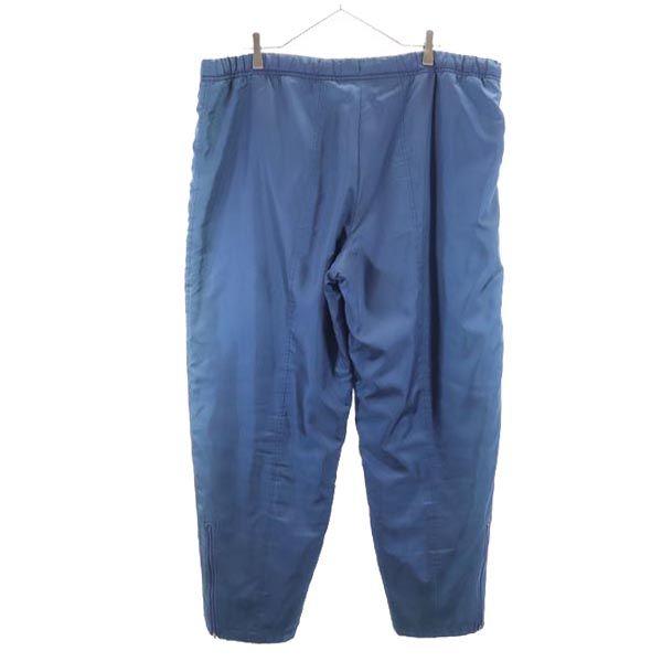 Nike 90-е 00-е Белый ярлык Старая хлопковая набивка Длинные брюки XL Синий Спорт Мужской Б/У