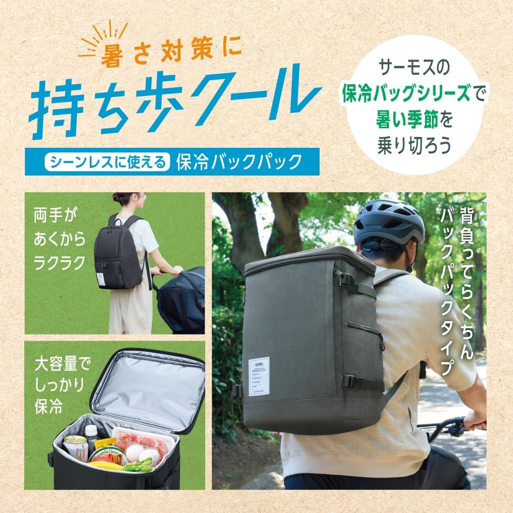 Thermos Insulated Backpack 25L Dark Gray DGY RFP-025