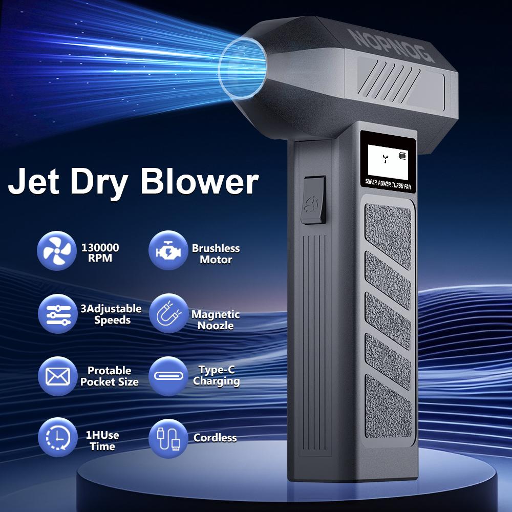 Электрический пылесос для снегоочистки автомобиля, 130000 об/мин, портативный, с зарядкой типа C, турбореактивный вентилятор, пылесос, чистящий инструмент, 4 регулируемые передачи