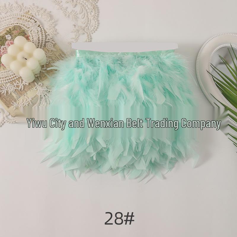 Отделка из перьев индейки 10-15 см для одежды, DIY и украшений