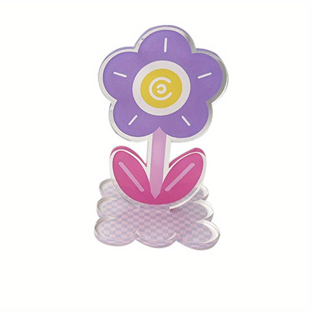 1pc Acrylic Note Holder, Desktop Photo Vertical Message Cute Display, Standing Photo Holder, Card Holder