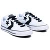 Converse Кроссовки для скейтборда Puff Player, нескользящие, износостойкие, низкие, унисекс, бело-черные, A14721C