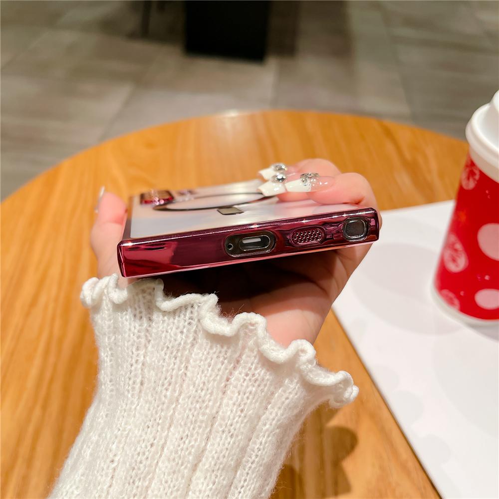Магнитный Беспроводной Зарядный Чехол с Покрытием для Samsung S25 S24 Ultra S23 S22 Plus S21 FE Note 20 10 Прозрачный Мягкий Ударопрочный Чехол