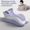 Couples Intimacy Pillow Memory Foam Chest And Back Relief Pillow Ergonomic Wavy Wedge Cushion for Multiple Posture Support Bed Sitting And Lying