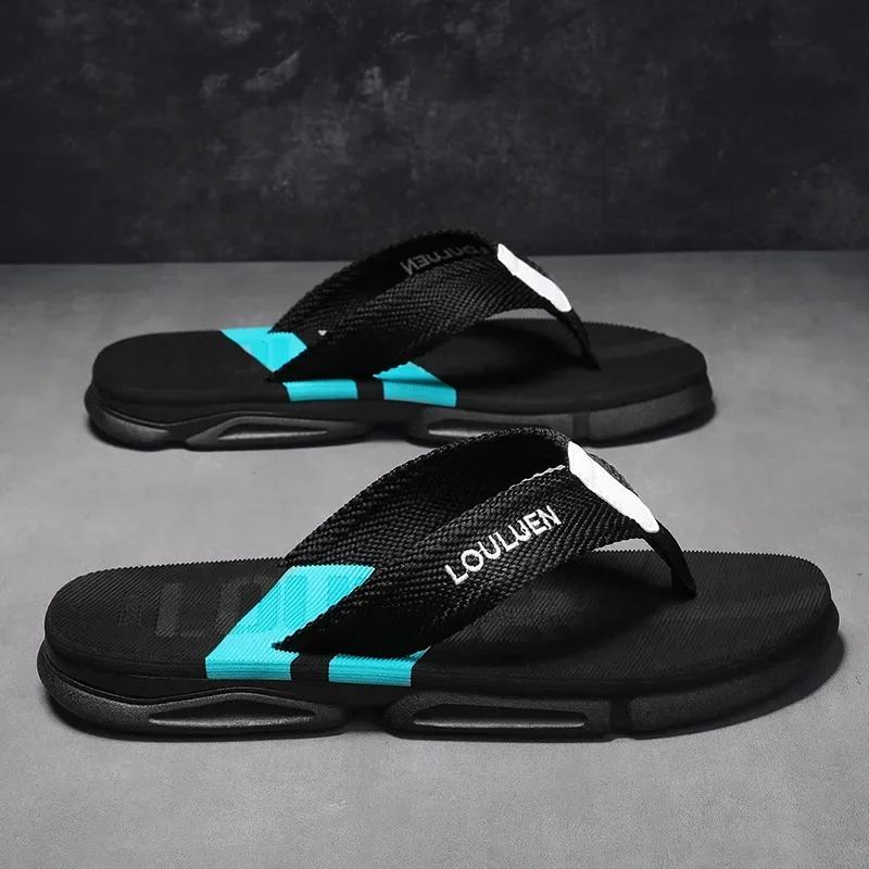 Men High Quality Flip Flops Men Beach Slippers Fashion Outdoor Flip Flops Casual Breathable Slippers for Men New Sandals 2024