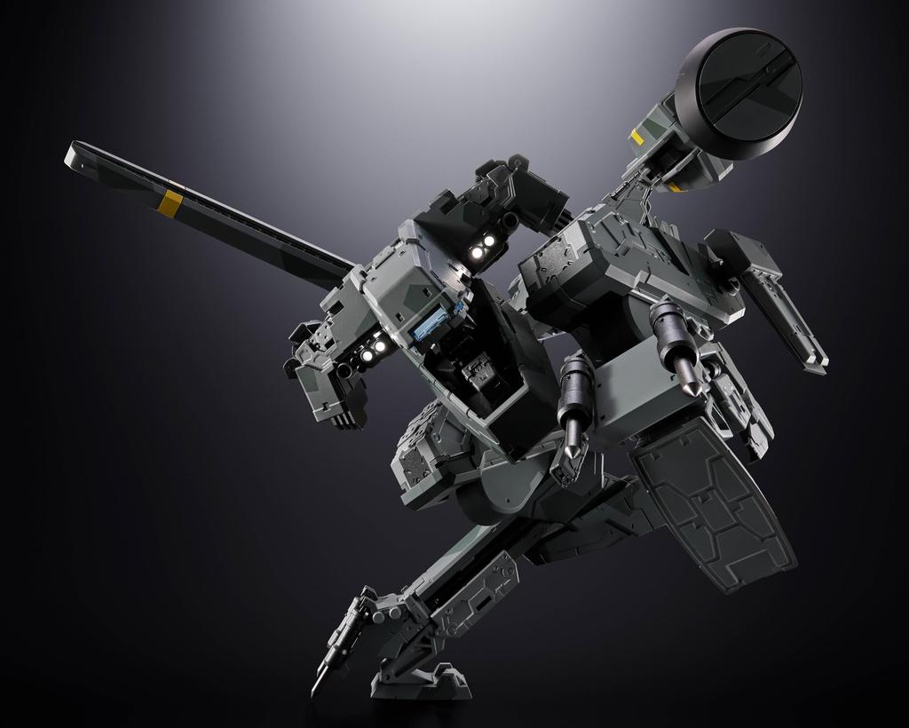 TAMASHII NATIONS Chogokin METAL GEAR SOLID Metal Gear REX Приблизительно 175 мм ABS Окрашенная Подвижная Фигурка и Литой Металл