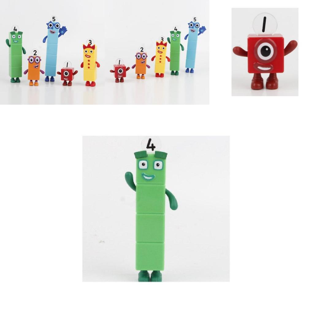 Numberblocks Colorful Building Blocks Cute Transformable Figures For Kids Playtime