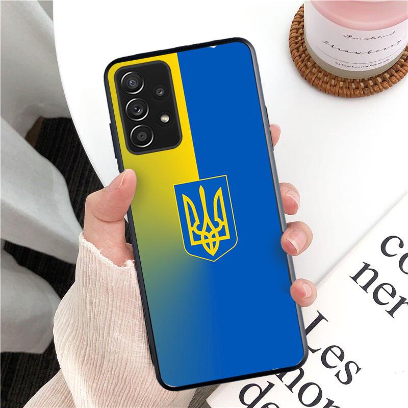 Чехол для телефона с паспортом и флагом Украины для Samsung Galaxy A35 A55 A54 A15 A25 A05s A05 A22 A24 A52 A33 A34 M34 M14 M54 M23